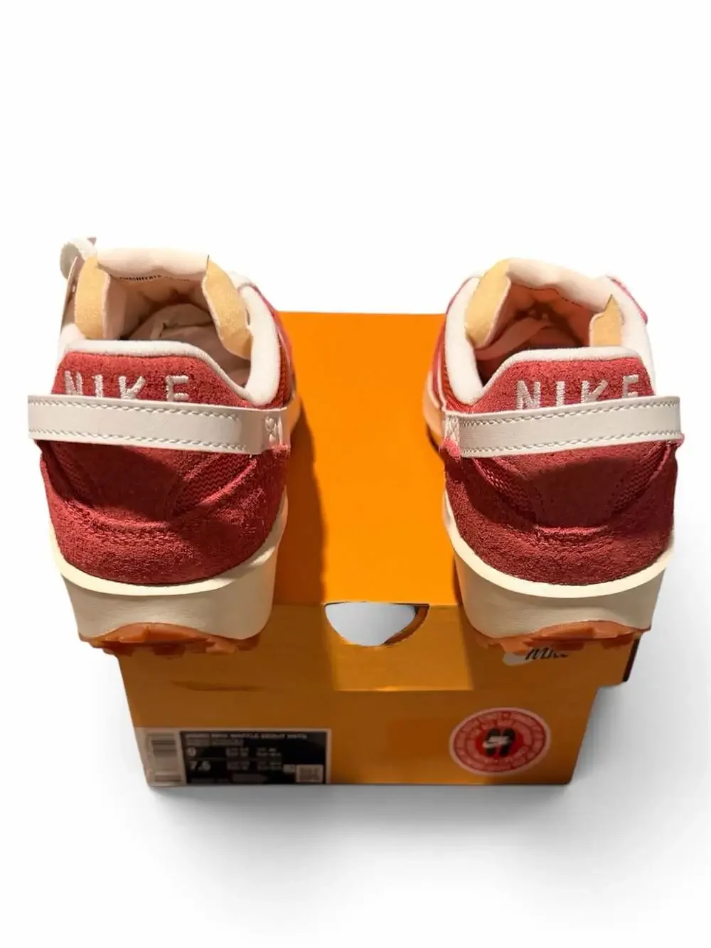 New Nike WMNS Waffle Debut VNTG Coconut Milk Red Sneakers Size 9 Womens 7.5 Mens